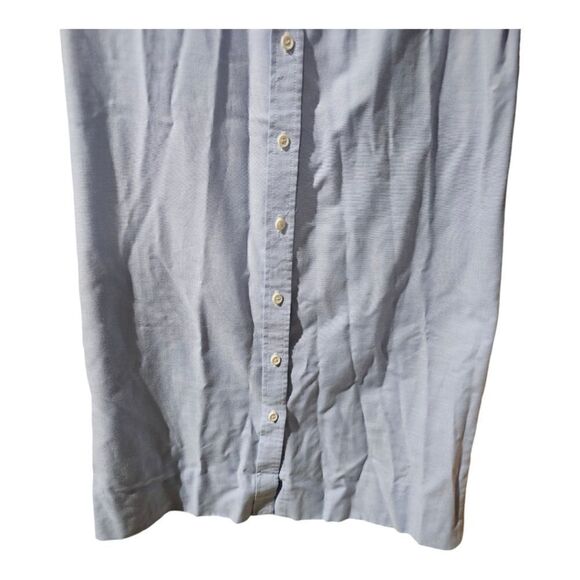 70s Vintage DAVID CRYSTAL LACOSTE Blue White Short Sleeve Dress - Size 8 - Picture 7 of 10